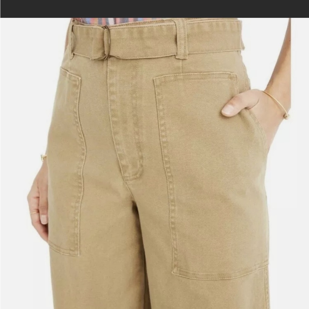 Madewell Utility Wide-Leg Belted Pants